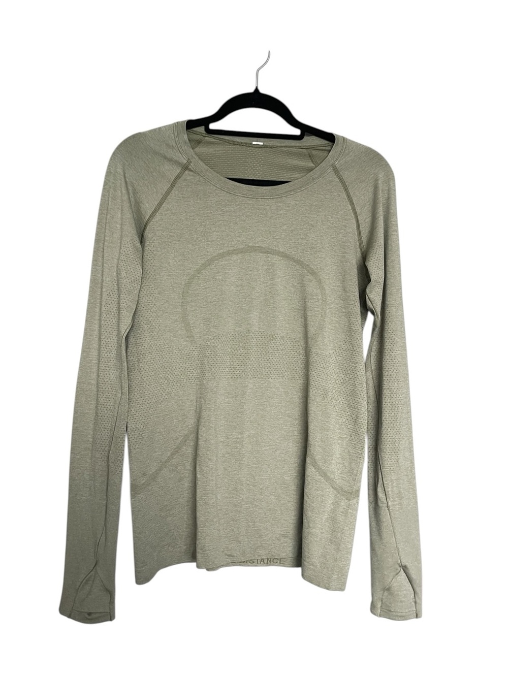 Lululemon Light Olive Long Sleeve Swiftly Tee
